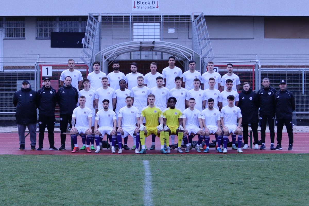 Regionalliga Nordost 2022/2023 Rückrunde, 27.01.2023, Mannschaftsfoto